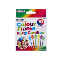 Rysons Rainbow Flame Birthday Candles 10 Pack