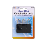 Rysons 40mm 3 Digit Combination Lock