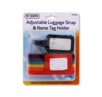 Rysons Adjustable Luggage Strap with ID Tag