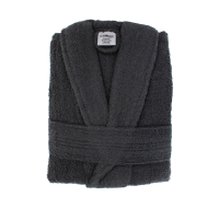 Rysons Cotton Bathrobe Unisex Grey for wholesale