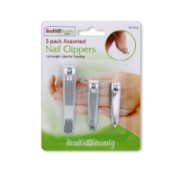 Rysons Assorted Nail Clipper Set - 3 Pack