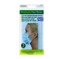 Rysons Disposable Face Masks 3 Pack White