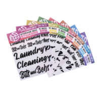 Assorted storage box stickers 9 pack