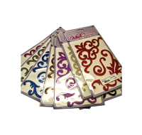 Scrapbook Glitter Whirl Stickers with glitter effect