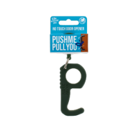 Green no touch retractable door opener