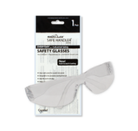 Clear anti-scratch safety glasses polycarbonate