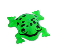 Small green frog balloon