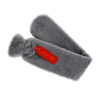 Cosy Faux Fur Large Hot Water Bottle - 2L