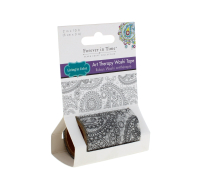 Art Therapy Washi Tape Paisley