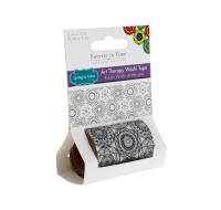 Art Therapy Washi Tape with circular abstract design