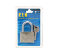 Heavy duty 50mm padlock for securing sheds and gates.