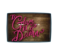 Too Glam To Give Damn Sign Quote