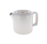 Elegant White Ceramic Teapot