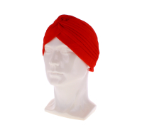Ladies Soft Hair Turban Head Wrap Red