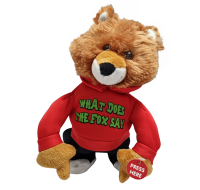 Cuddle Barn What Does the Fox Say animated plush toy