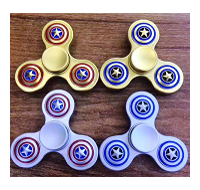 Wholesale Avengers Captain America Metal Spinner