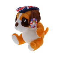 PLUSH BRITISH BULL DOG