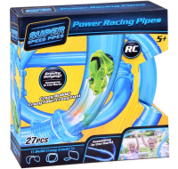 Super Speed Car Power Racing Pipes 27 pcs set with illuminated car