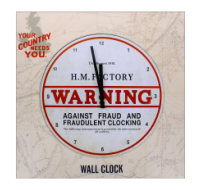 Wall Clock Your Country Needs You