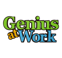 Word Art 12 Inch Foam 3D Genius At Work