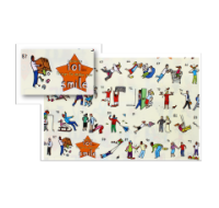Santoro's '101 Things To Make You Smile' gift wrap paper