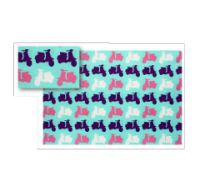 Gift Wrap Paper Blue w/ Vespa Scooters