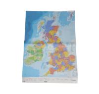 Elegant UK Map Gift Wrap, map wrapping paper UK