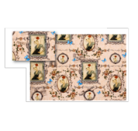 Gift Wrap Paper Santoro London Wondering Girl In Frame
