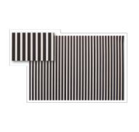 Gift Wrap Paper Santoro London Black & White Stripes