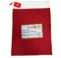 CHRISTMAS CRAFT SACK RED