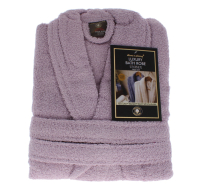 Luxury lilac bath robe