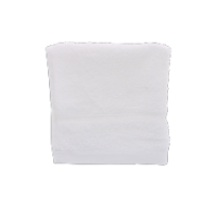 Premium white face towel soft and absorbent