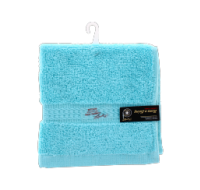 Aqua Blue Cotton Face Towel