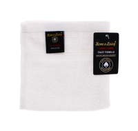 LUXURY WHITE COTTON FACE TOWEL | EXCLUSIVE HOTELS & SPAS TOWEL