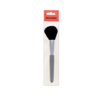 Long handled powder makeup brush for applying makeup