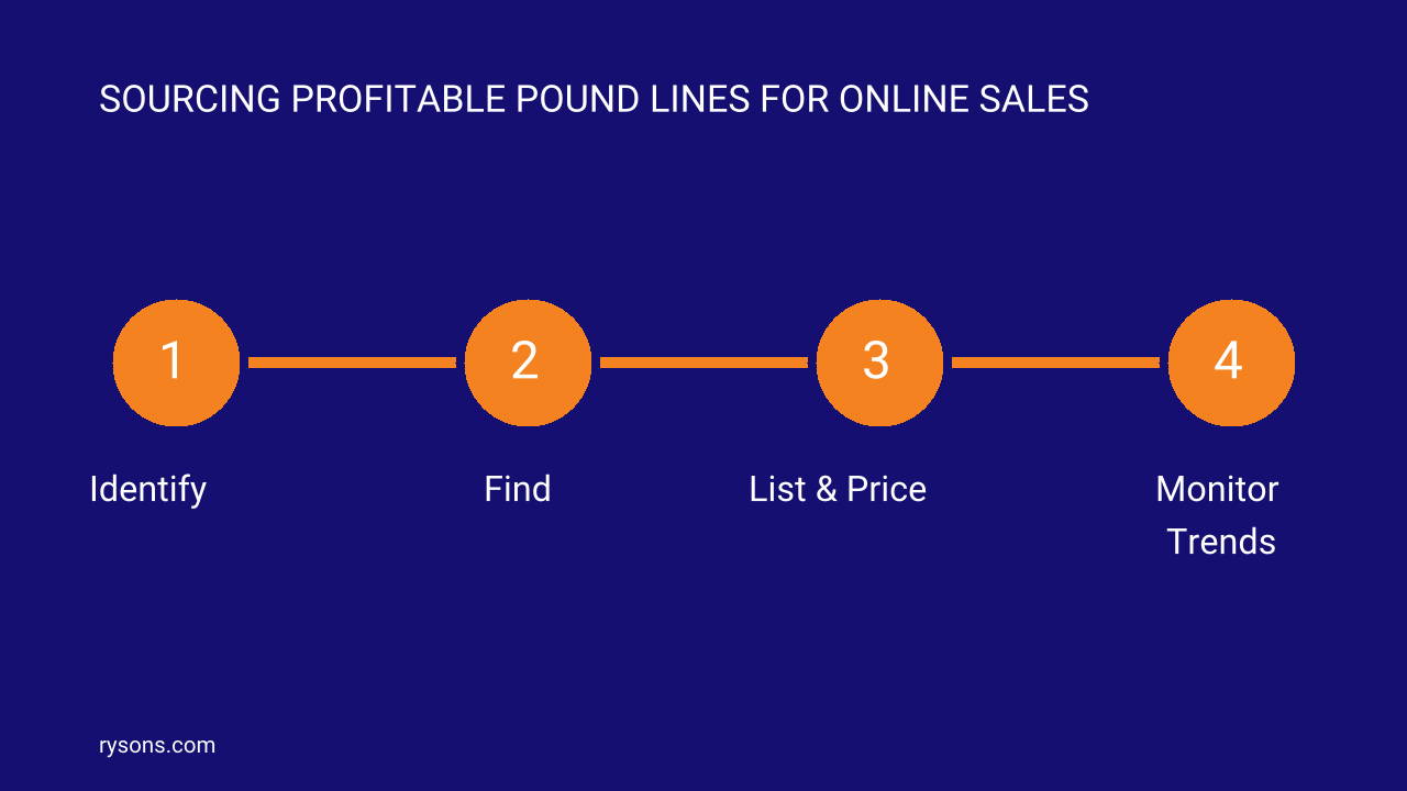 Sourcing Profitable Pound Lines for Amazon & eBay