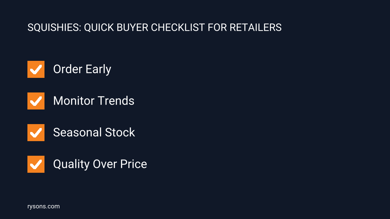 Squishies: Your Retailer Profit Clinic Answered