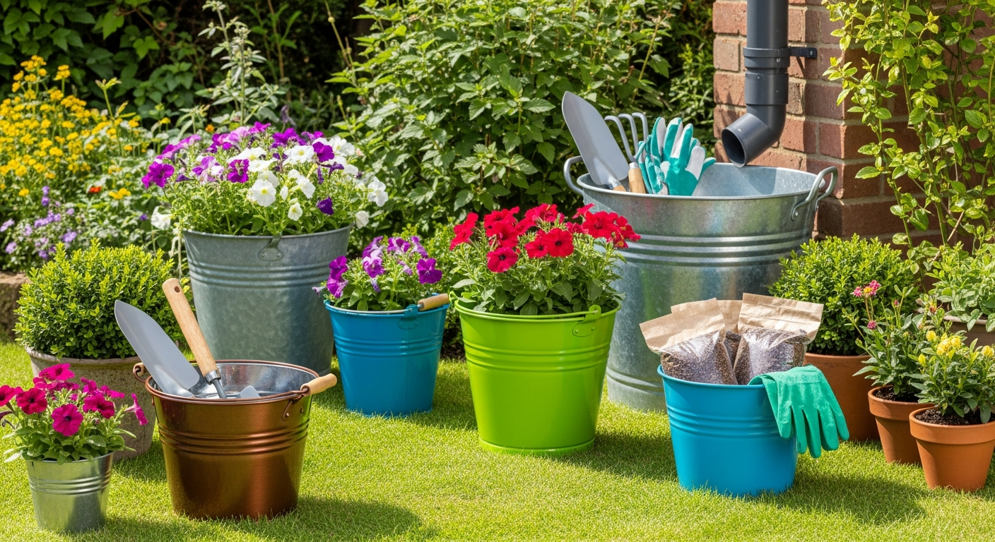 Wholesale Metal Buckets: Versatile Stock for Home & Garden