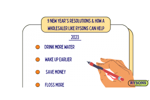 9 New Year's Resolutions & How A Wholesaler Like Rysons Can Help