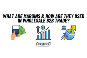 What are margins & how are they used in wholesale B2B trade?