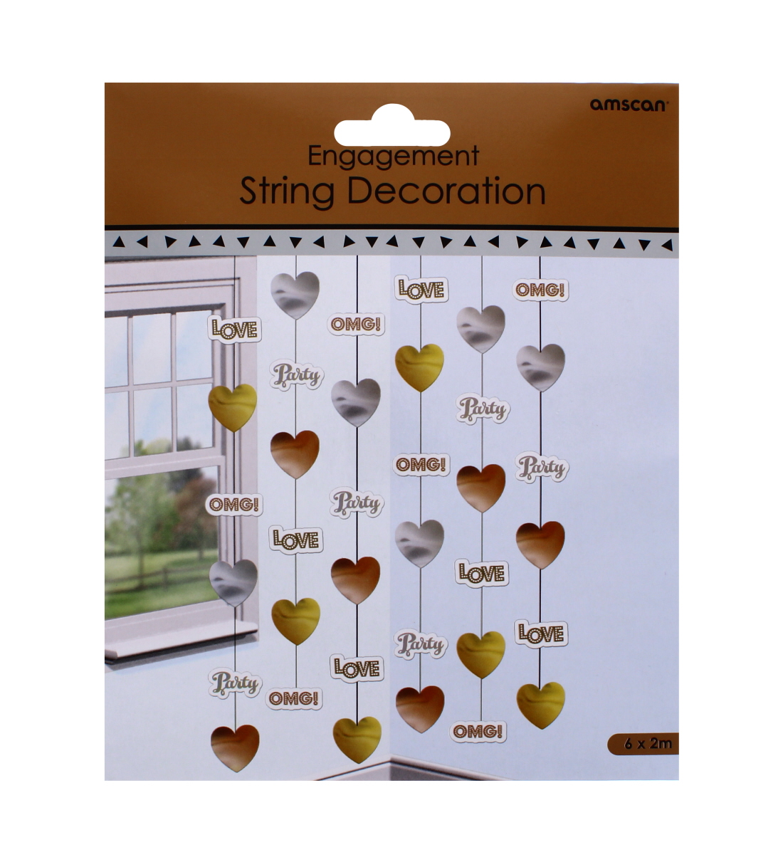 Wholesale Gold And Silver String Decoration