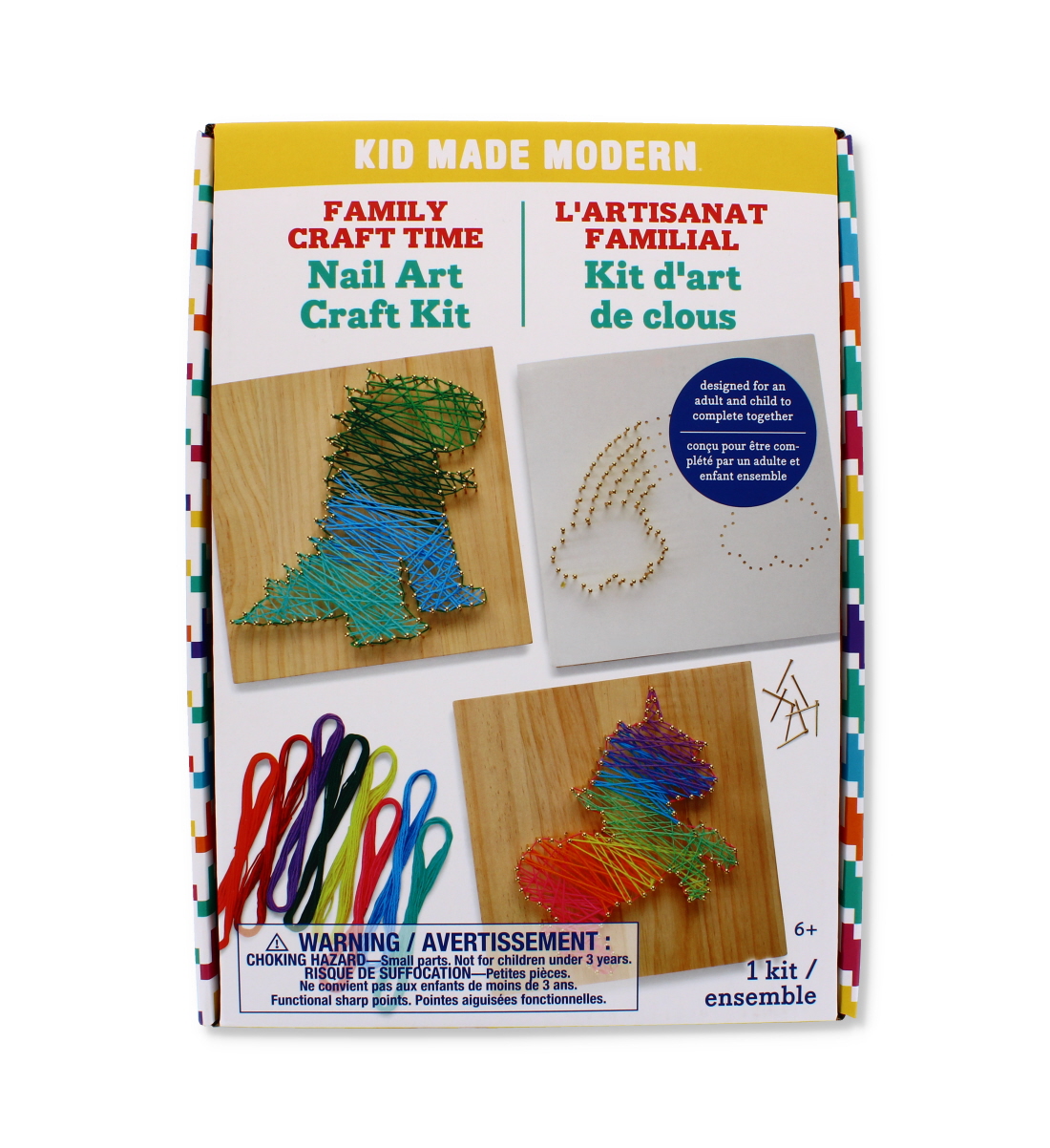 Create Fun 3d String & Nail Art On Wood with This Kit