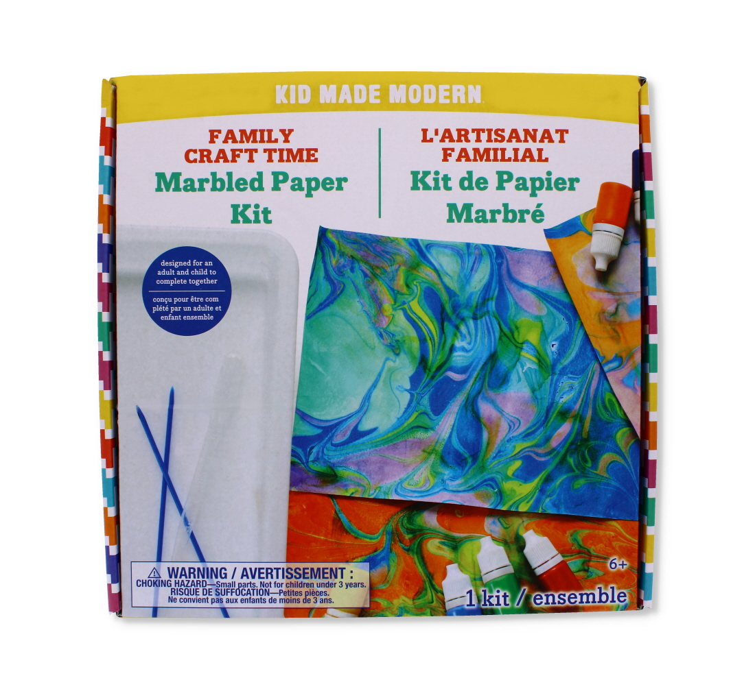 Create Stunning Marbled Paper Together