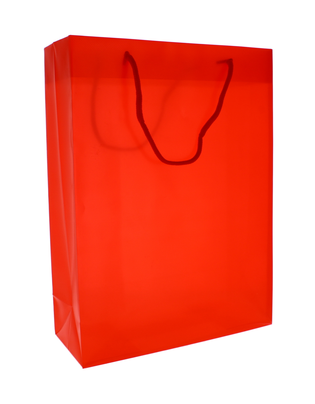 Gift Bag With Rope Handle Red