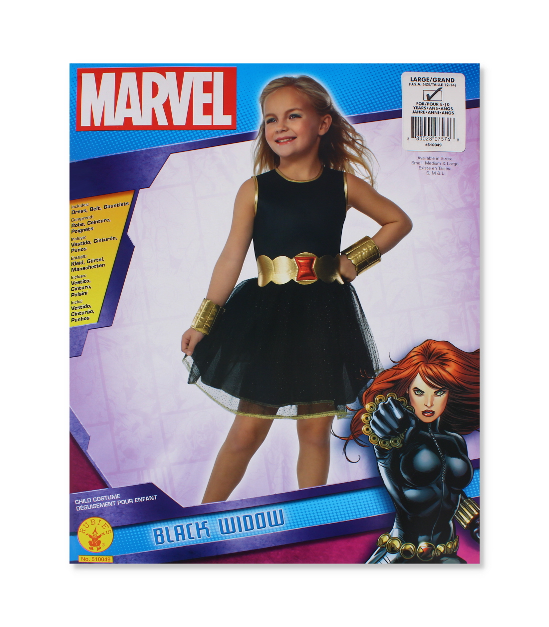 Marvel Black Widow Child Costume