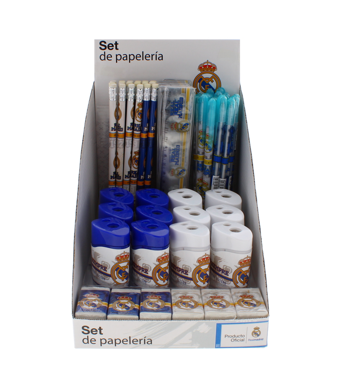 Essential Stationery Set Real Madrid Design For School 76 pc