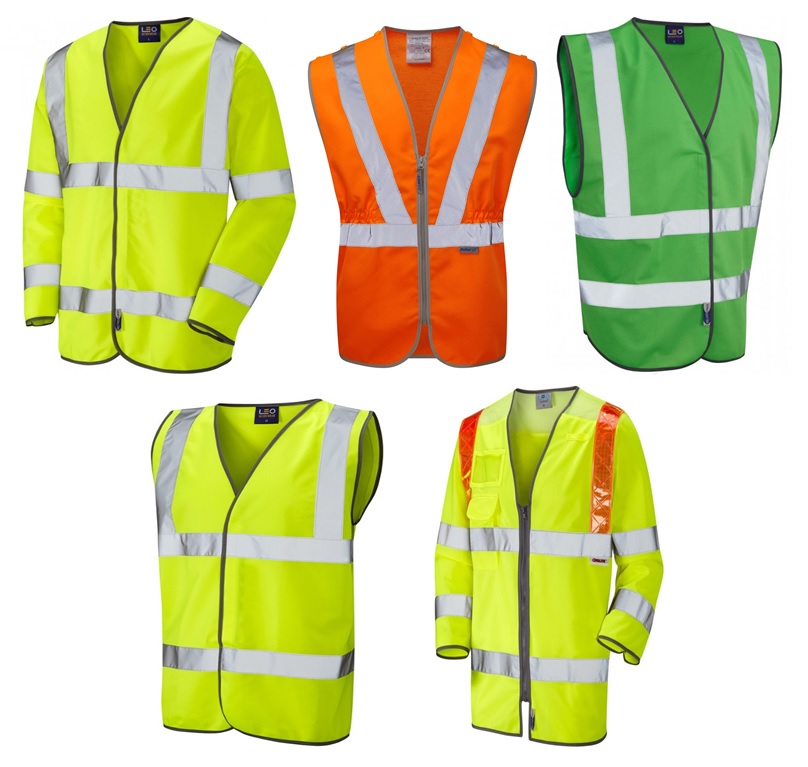 HIGH VISIBILITY STANDARD VESTS ASSORTED COLOURS & SIZES