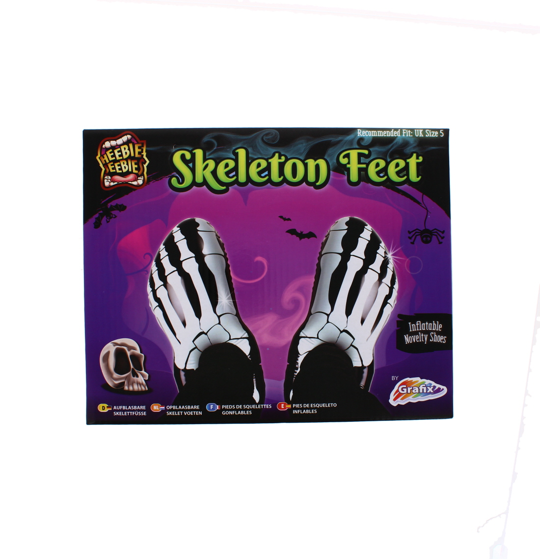 Inflatable Skeleton Feet For Halloween