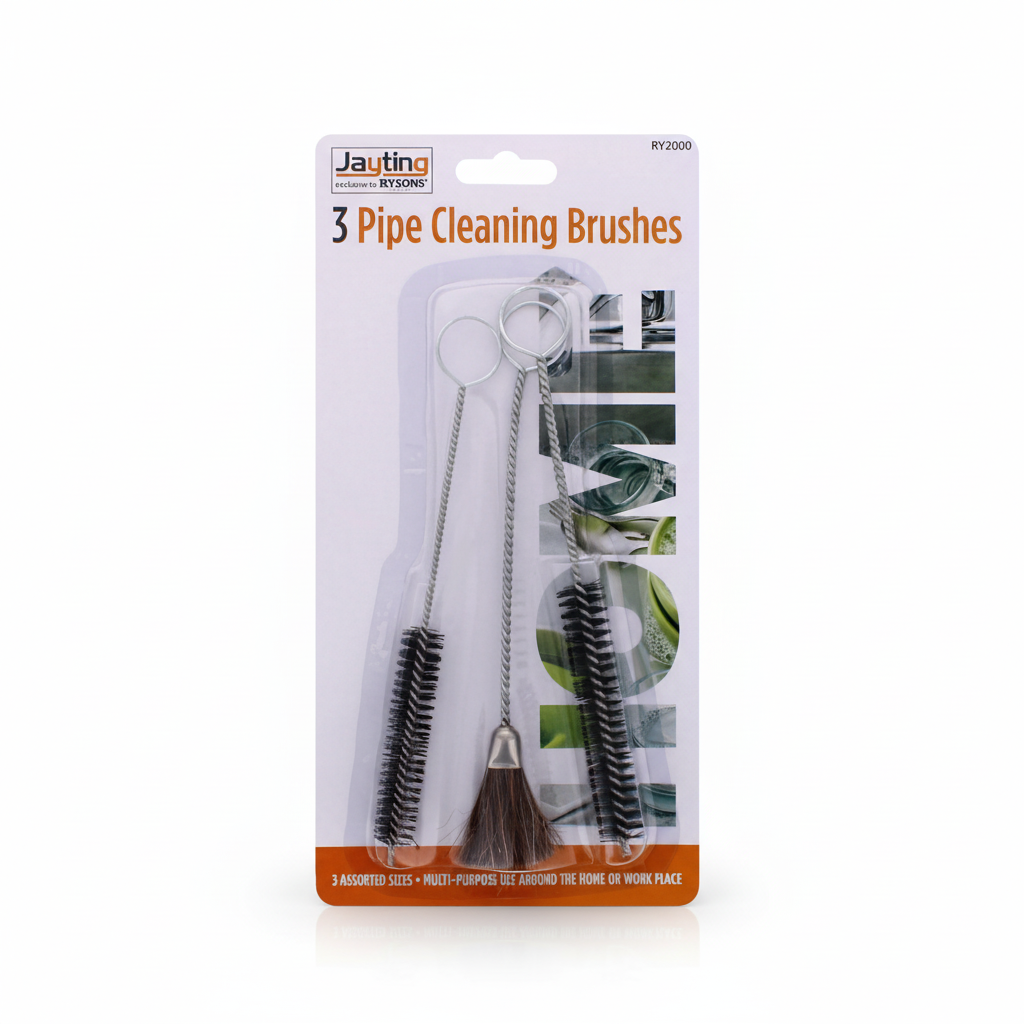 Pipe Cleaning Brush Set Assorted 3 Pack