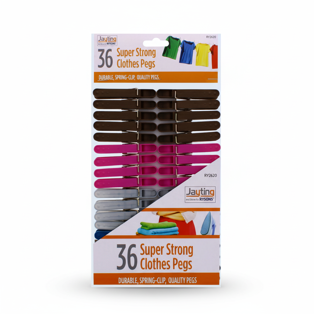 Super Strong Clothes Pegs 36 Pack